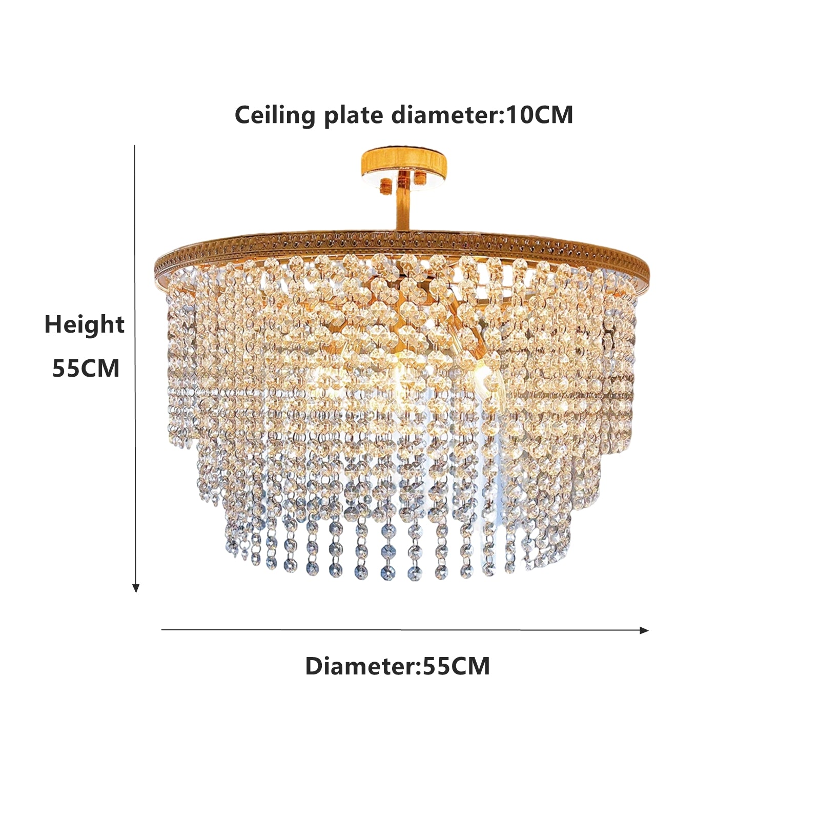 Grand gold chandelier creating sophisticated ambiance over formal dining room table